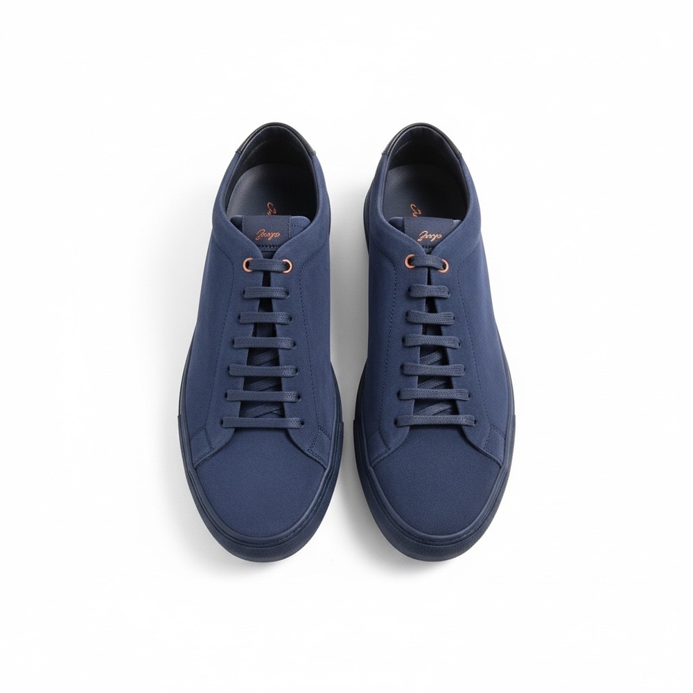 New in‎ Box Goodman Brand Men’s Edge Suede Sneakers in Midnight Luxury Premium